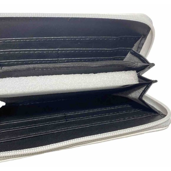 Sailor Moon Wallet Luna & Artemis Cat Cute Kawaii Money Zip Around Wallet, White - Picture 5 of 12